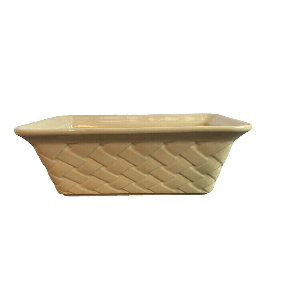 Tastefully‎ Simple Ceramic Mini Loaf Pan  7.75L x 4.5W